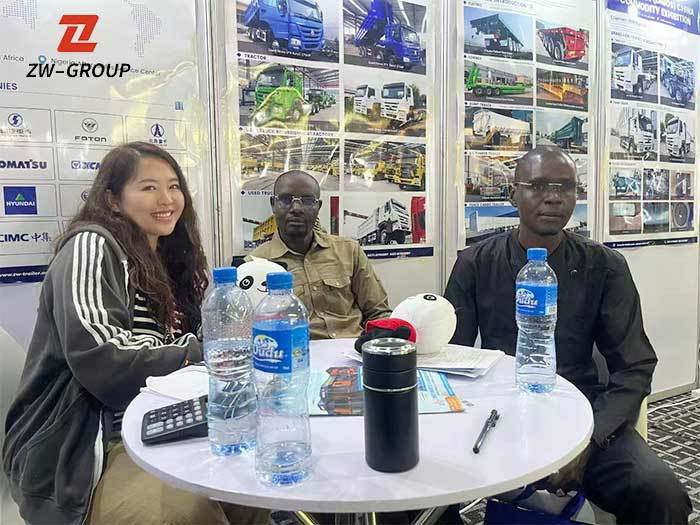 ZW Group team and African clients group photo at Lagos Expo booth