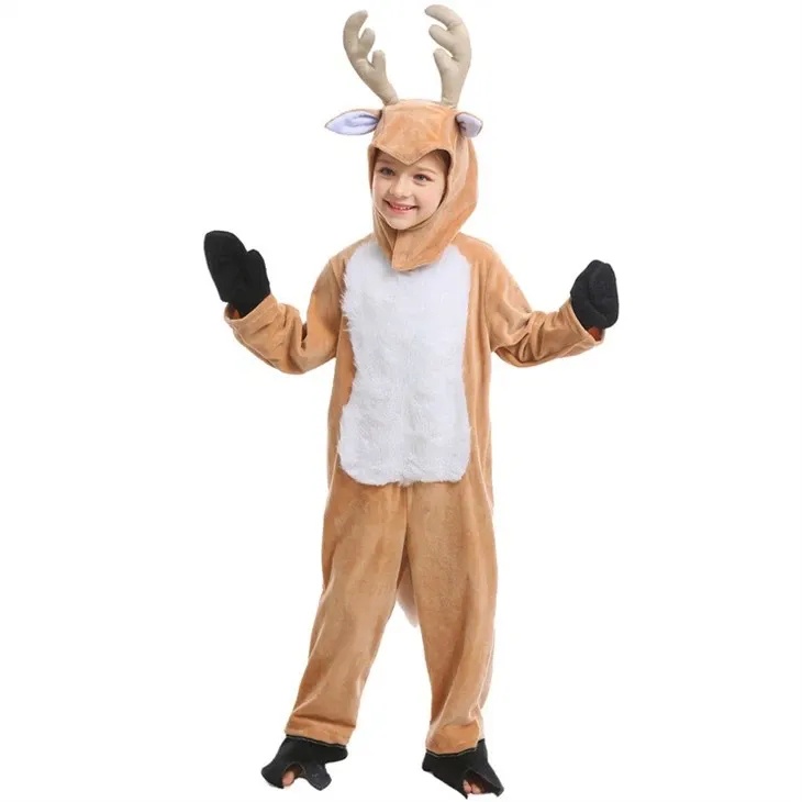 Kids Dress Up Christmas Reindeer Costume – Holiday Fun with a Dash of Magic