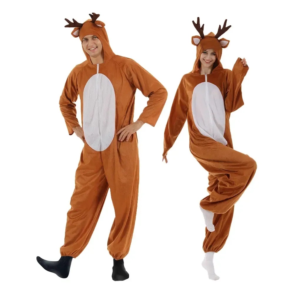 Christmas Elk One-piece Suit