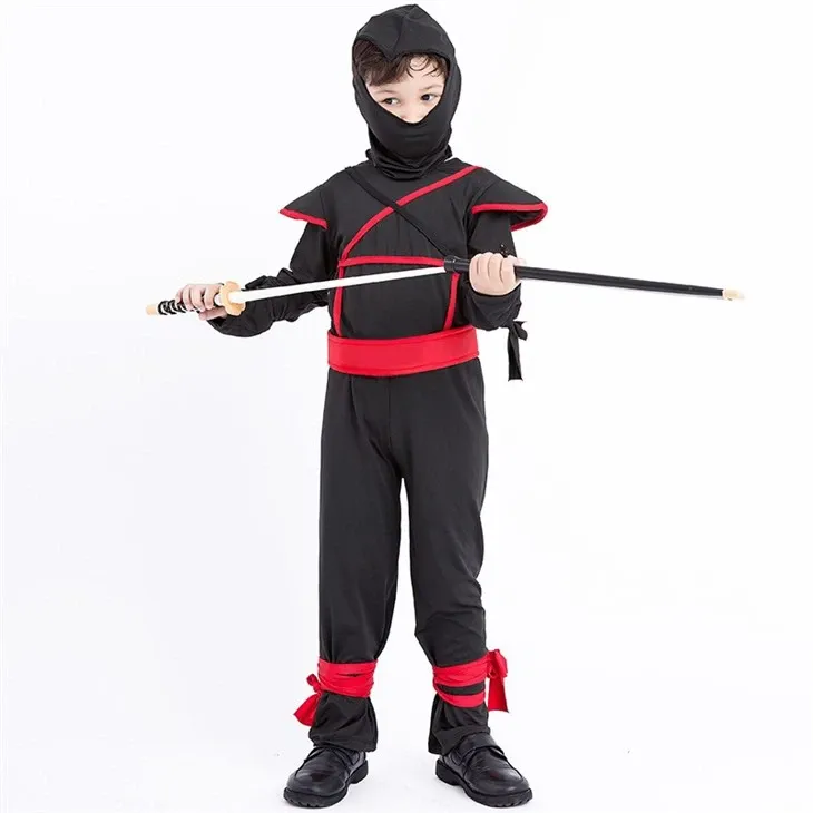 Kids Cosplay Ninja Costumes – Stealthy Halloween Outfit for Brave Little Ninjas