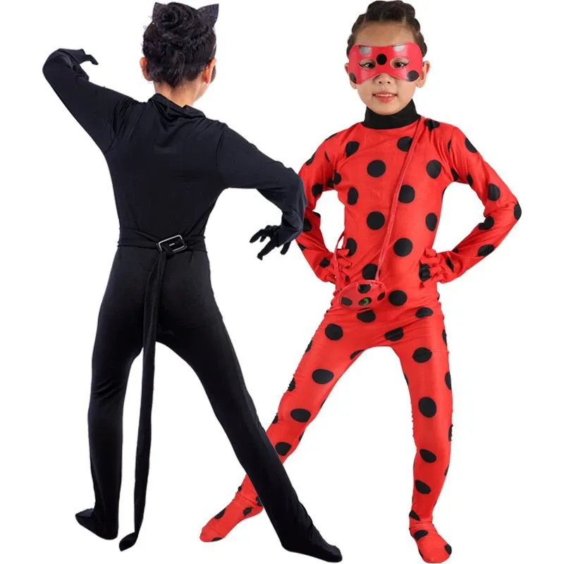 Ladybug Cosplay Costume – Miraculous Hero Dress Up for Kids
