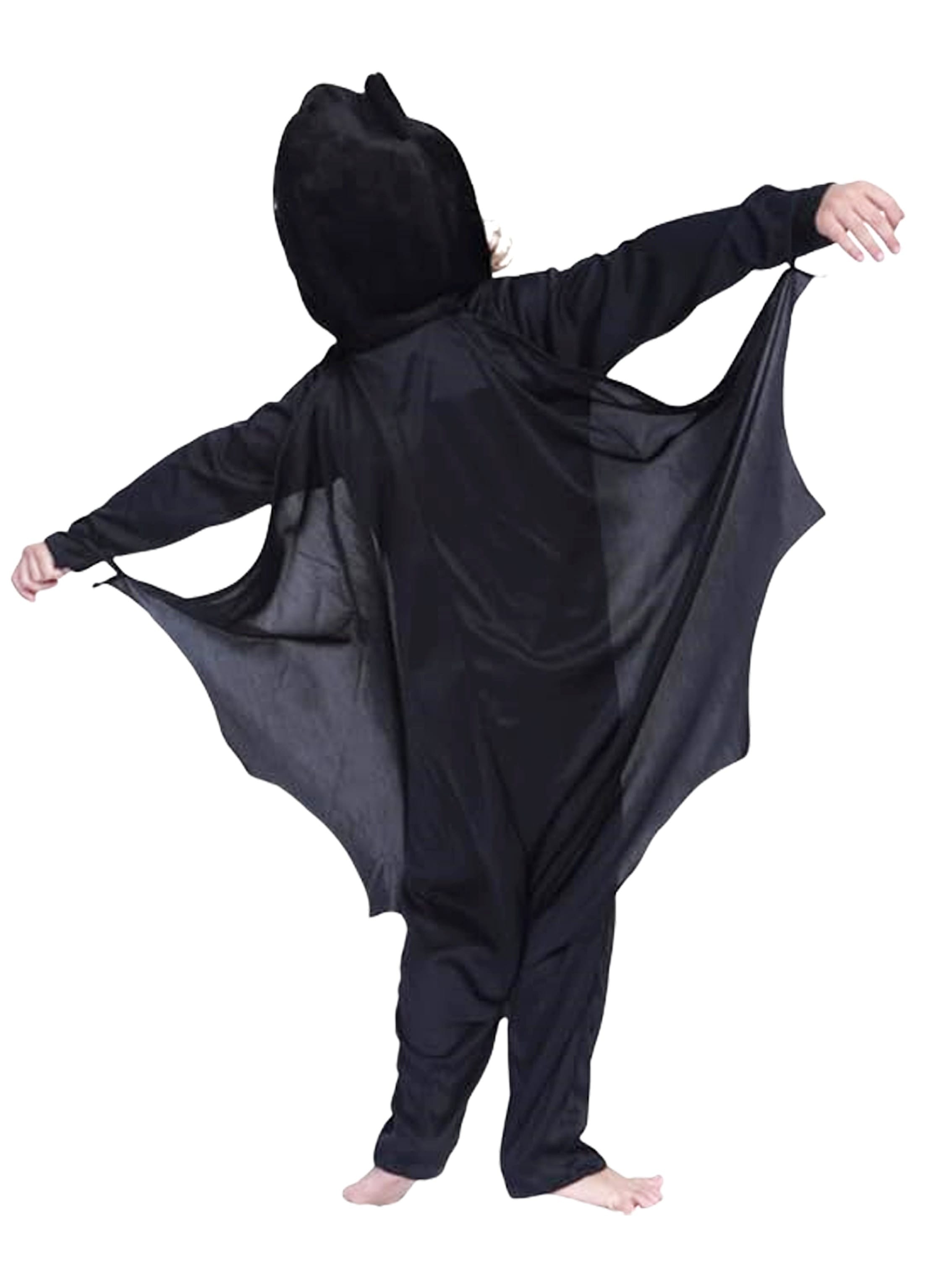 Kids’ Vampire Bat Costume Jumpsuit – Halloween & Cosplay Set (Unisex)