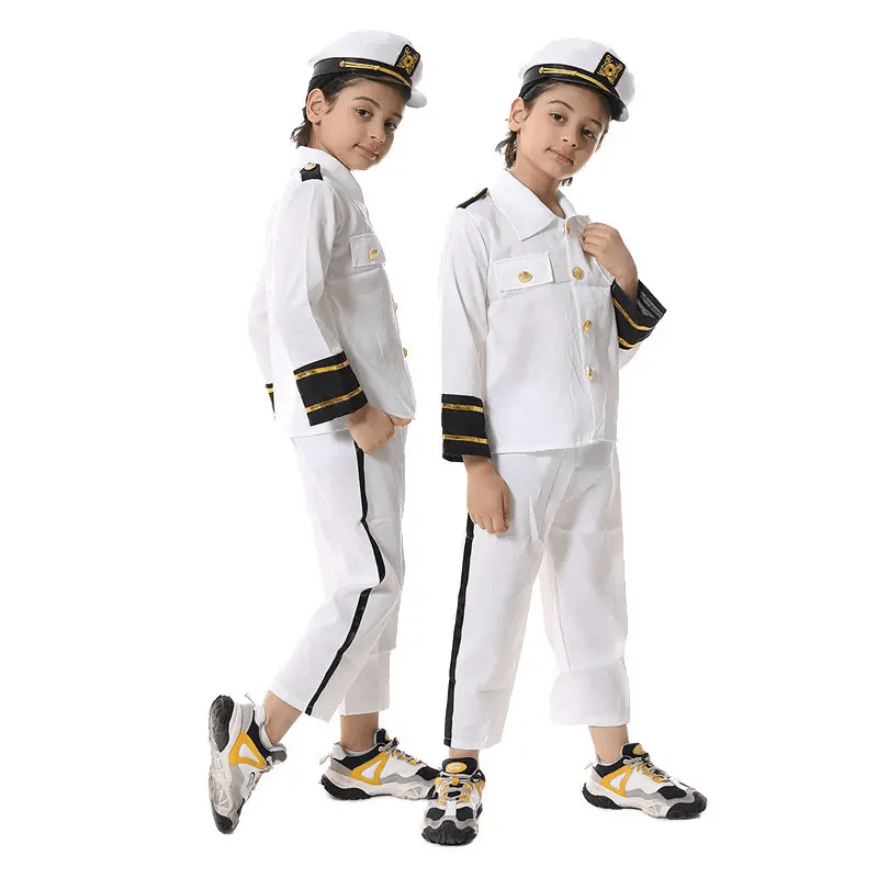 Kids’ Captain Show Costume – Halloween & Cosplay Superhero Outfit