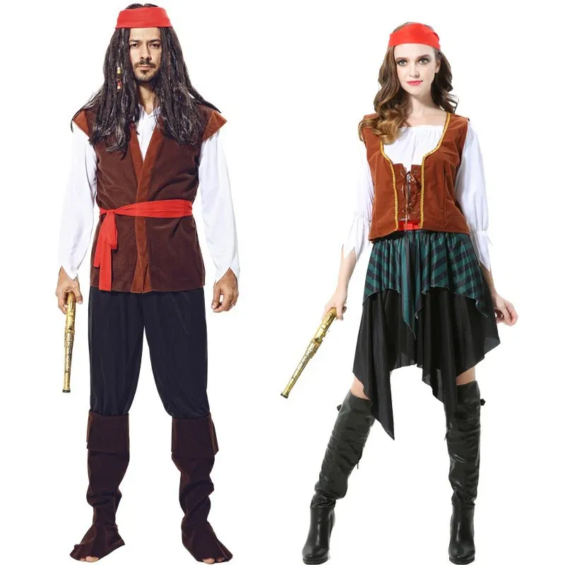 Adult Cosplay Party Pirate Costume – Set Sail in Style