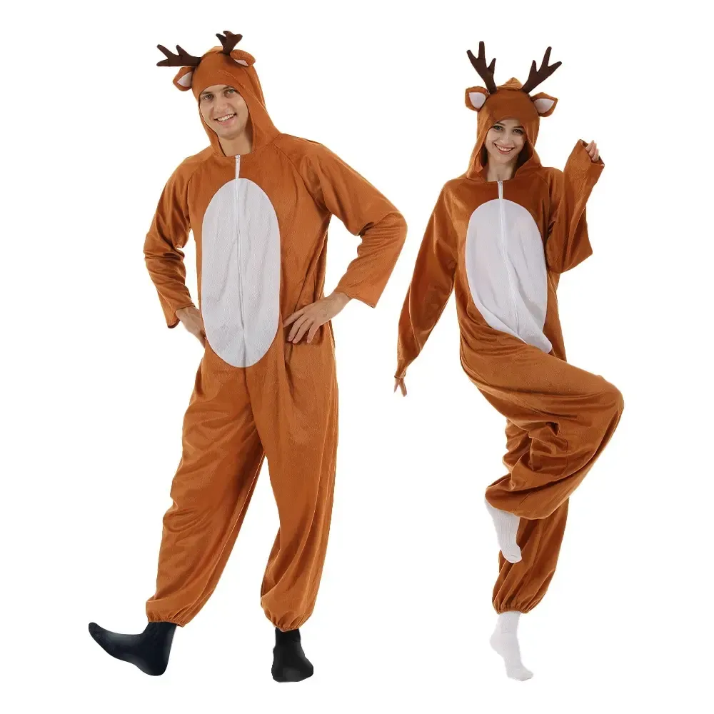 Christmas Elk One-piece Suit