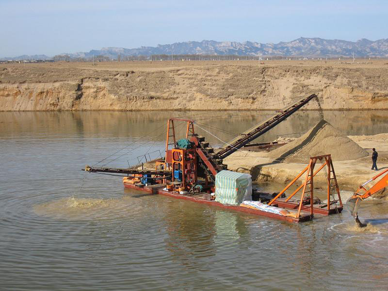 Sand dredgers