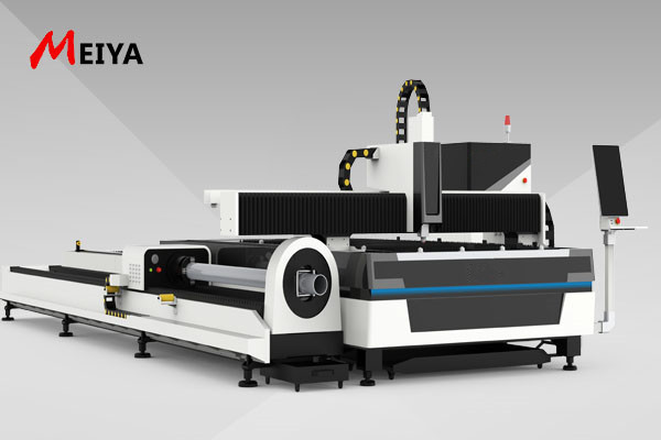 4 Axis CNC Fiber Optic Laser Metal Cutting Machine With Rotary