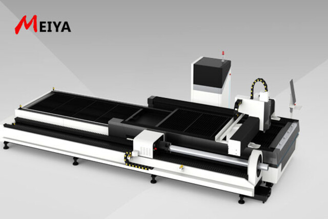 4 Axis CNC Fiber Optic Laser Metal Cutting Machine With Rotary