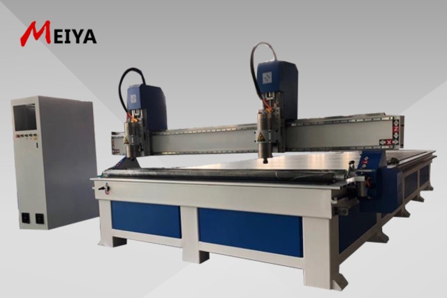 Double head 3d woodworking machine two spindle cnc router 2040 2050