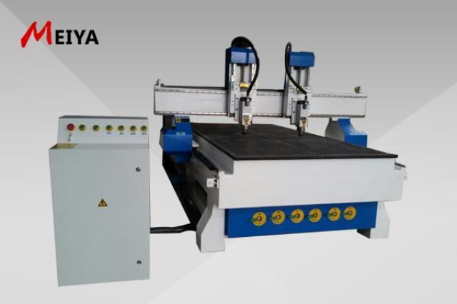 Double heads wood cutting cnc router machine 1325