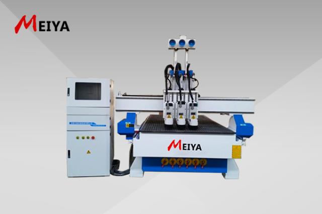 Three Head 1325 Cnc Router Woodworking Machine For Furniture