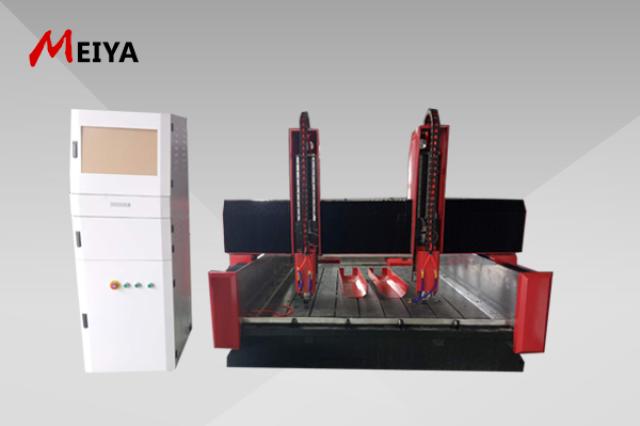 Heavy Duty Double Head 3D CNC Engraving Stone Marble CNC Router
