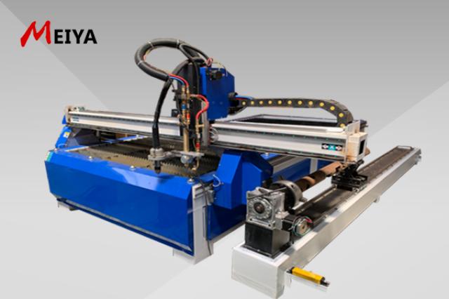 4 axis cnc flame plasma cutting machine with rotary