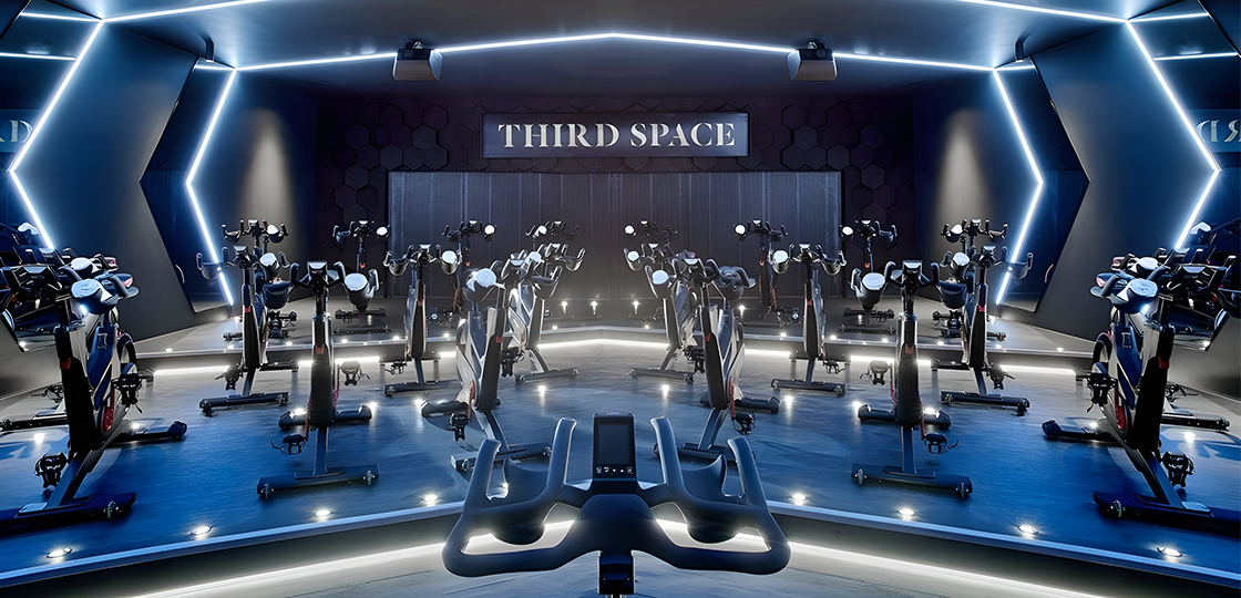 Case study of lighting effects in a bicycle room