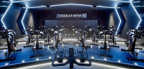 Case study of lighting effects in a bicycle room