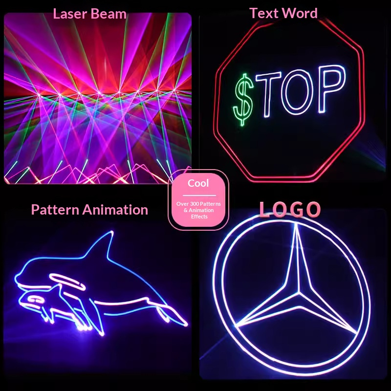 Full color outdoor laser light, green laser, high-power long-range strong light, laser beam light, waterproof radium spotlight manufacturer