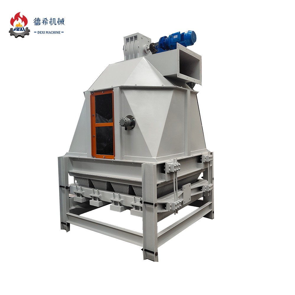 Automatic Biomass Pellet Cooling System counterflow pellet cooler 1-20/T High Efficiency Biomass Pellet Cooler
