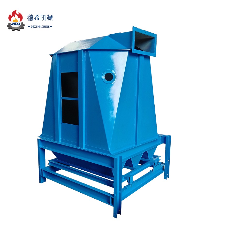Automatic Biomass Pellet Cooling System counterflow pellet cooler 1-20/T High Efficiency Biomass Pellet Cooler