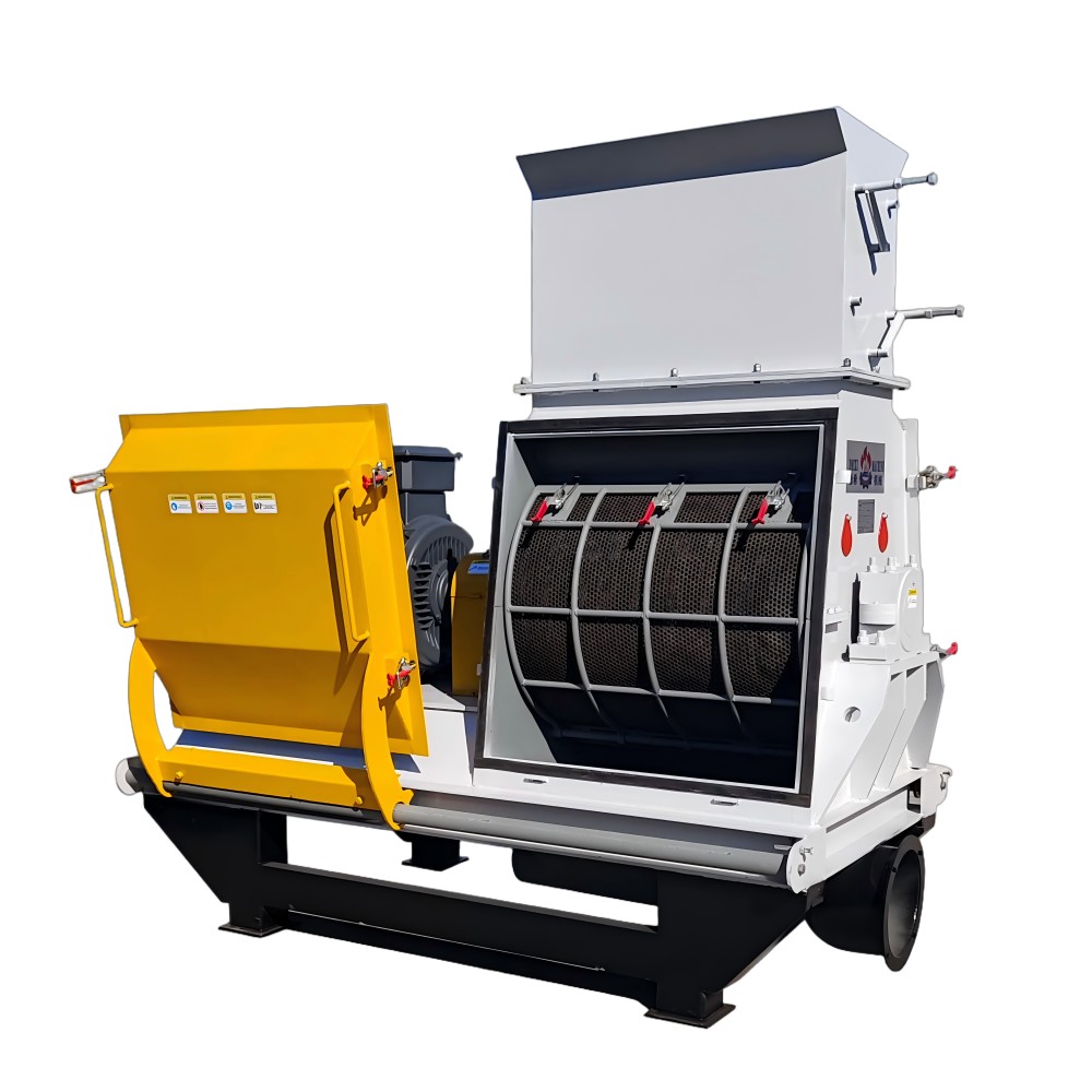 DEXI Hammer Mill Wood Waste Biomass Crusher 1-12 ton Per Hour For 3-5mm Powder Making Sawdust DEXI GXP Series Hammer Mill