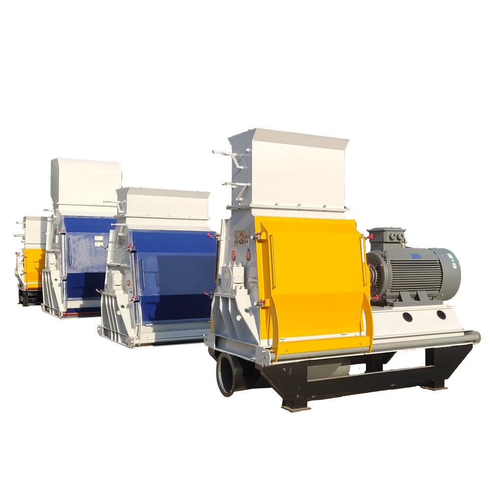 DEXI Hammer Mill Wood Waste Biomass Crusher 1-12 ton Per Hour For 3-5mm Powder Making Sawdust DEXI GXP Series Hammer Mill