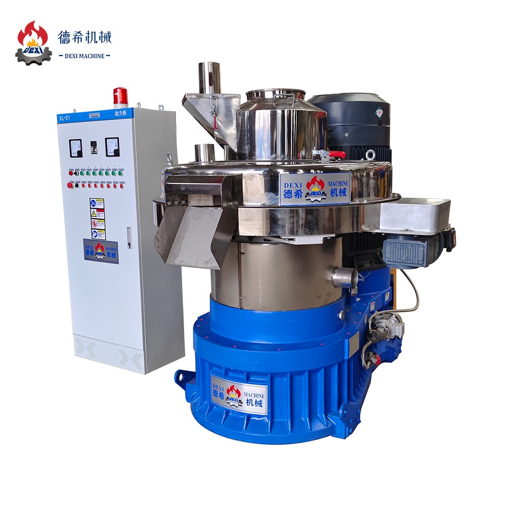 XGJ560P 132kw 2ton/Hour Vertical Ring Die En+ Biomass Fuel Wood Pellet Machine