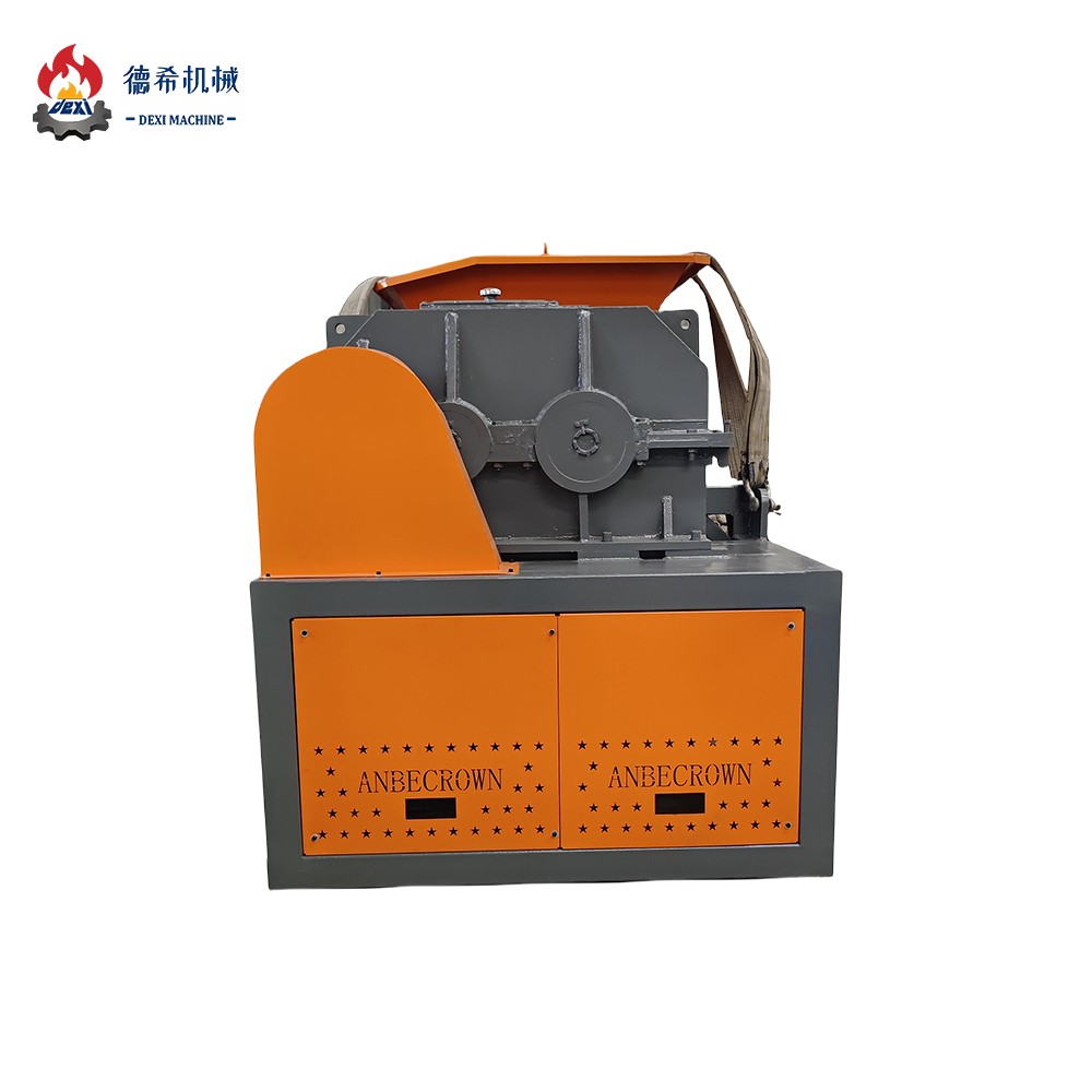 Double Shaft Shredder Machine for Plastic Metal Wood Tire Coconut Shell Waste Recycling Equipment