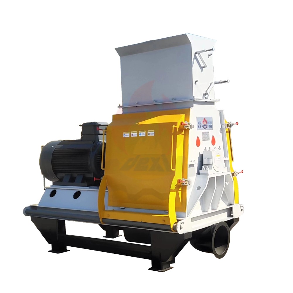 DEXI Hammer Mill Wood Waste Biomass Crusher 1-12 ton Per Hour For 3-5mm Powder Making Sawdust DEXI GXP Series Hammer Mill