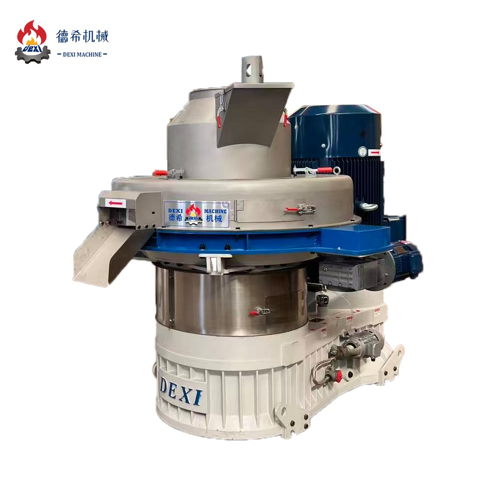 DEXI XGJ700P-185KW Pellet Machine With 2.2-2.8T/h Capacity for Biomass Fuel Pellet Making.