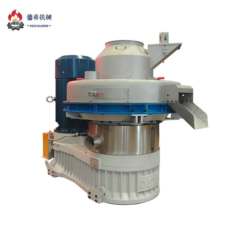 DEXI XGJ700P-185KW Pellet Machine With 2.2-2.8T/h Capacity for Biomass Fuel Pellet Making.