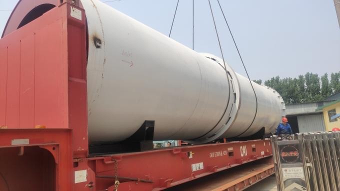 Loading GHG2.5X24 Drum dryer for our Indonesia customer