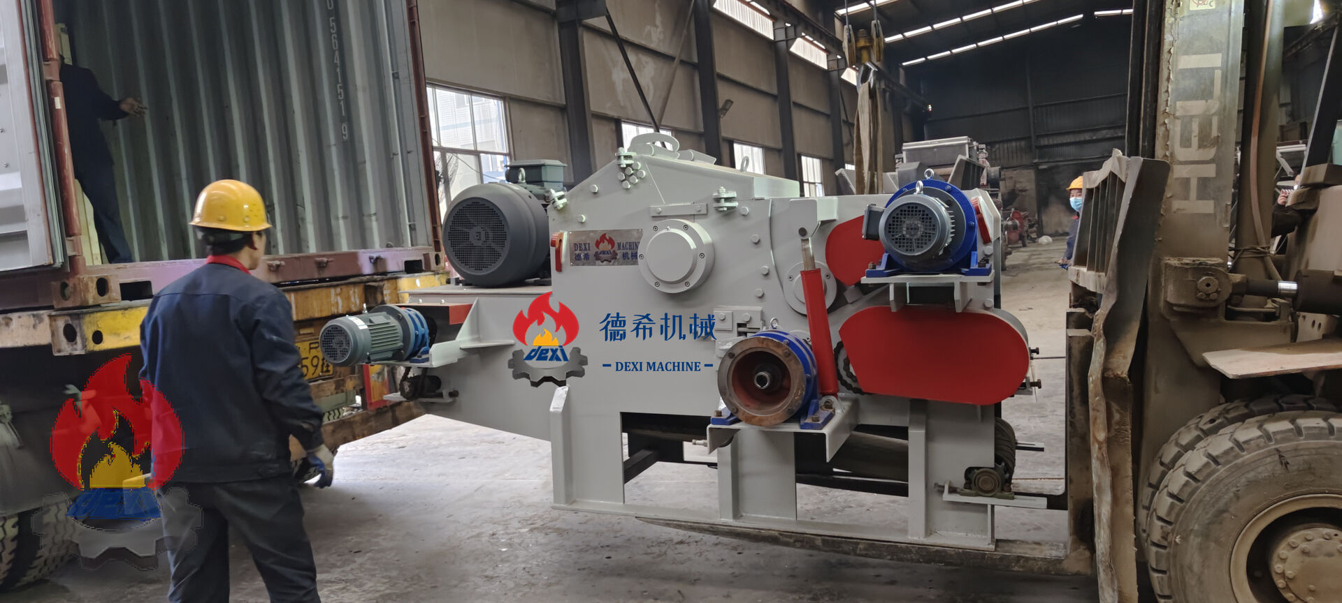 Deliver GX216 wood chipper (5-8t/h) to Sri Lanka