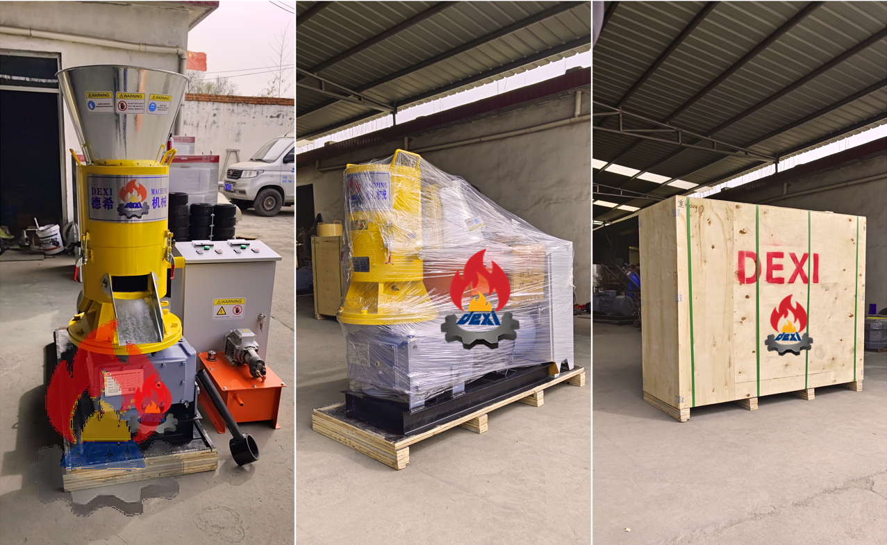 Deliver SKJ2-300B Wood Pellet Machine(300-500kg/h) to Bolivia