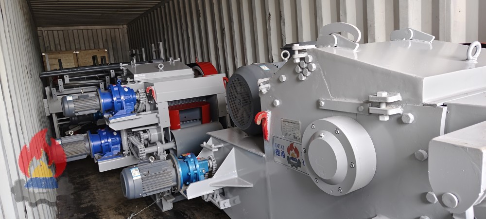 Deliver two sets of GX216 wood chipper (5-8T/H) to Sri Lanka