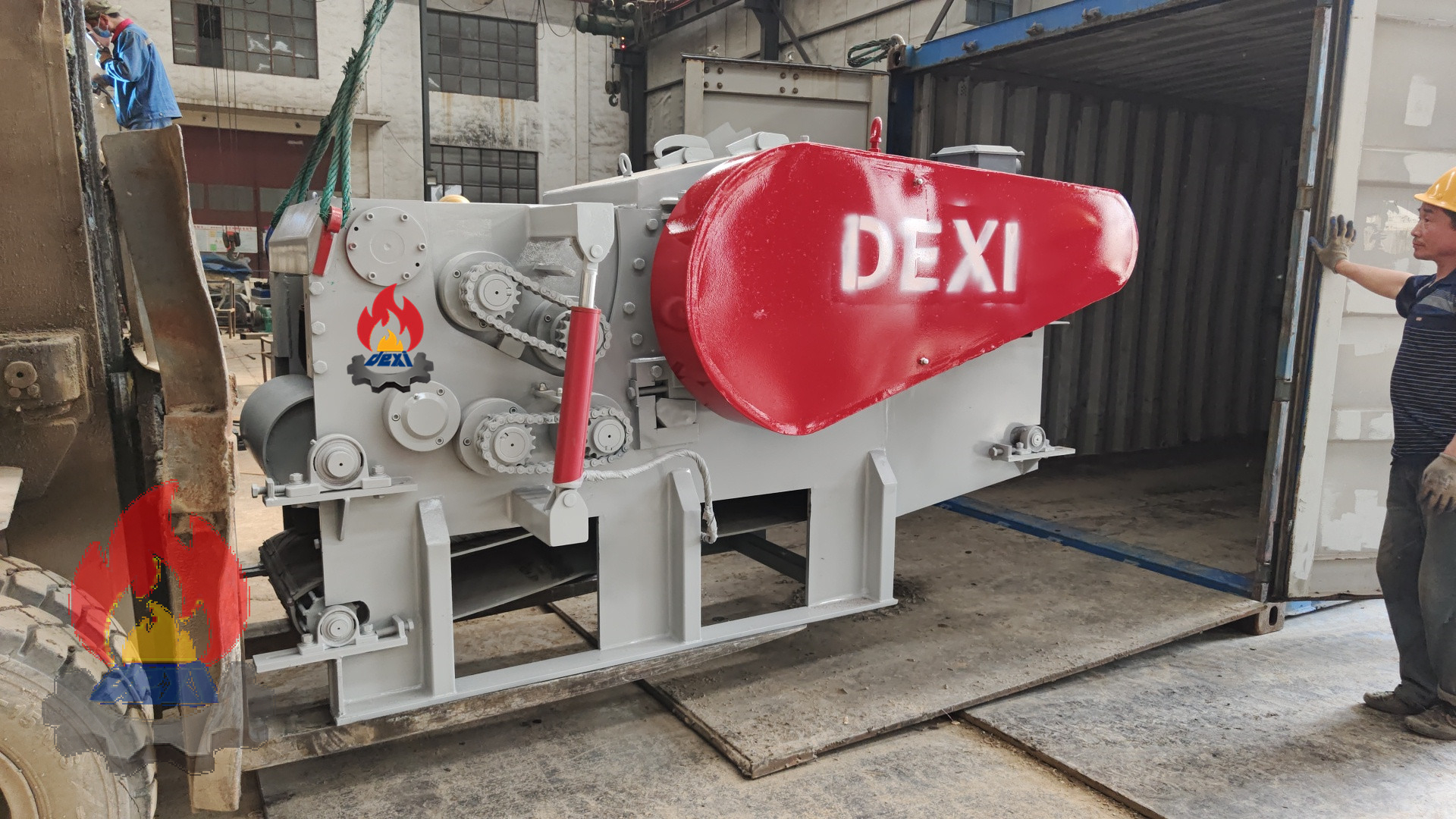 Deliver one set of GX216 wood chipper to Sri Lanka