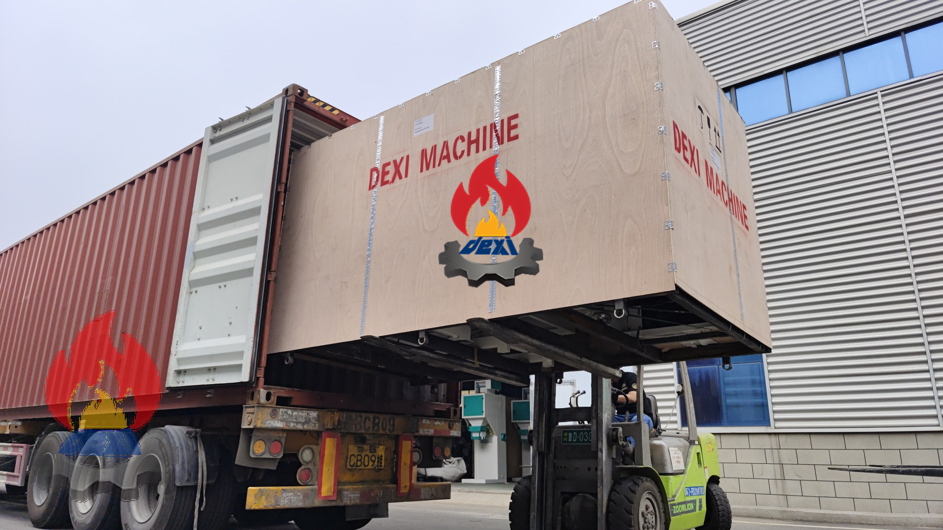 Deliver 2 sets of Pelletizer Robot and 1 set of online wrapping machine to Poland