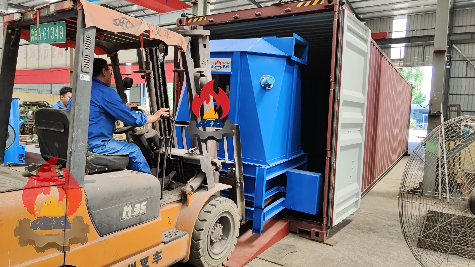 Deliver Hammer Mill Pellet Cooler and Pellet Burner to Poland