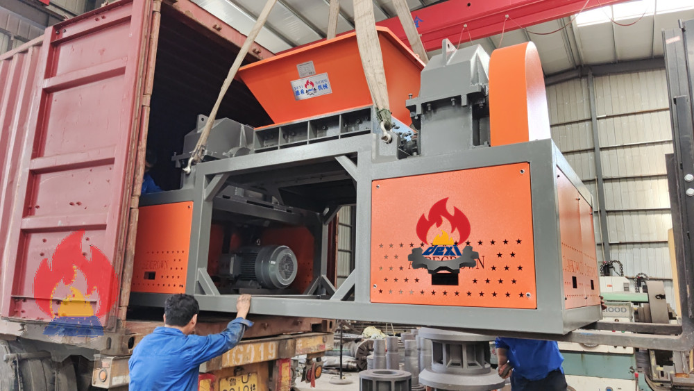 Deliver Double Shaft Crusher to Poland