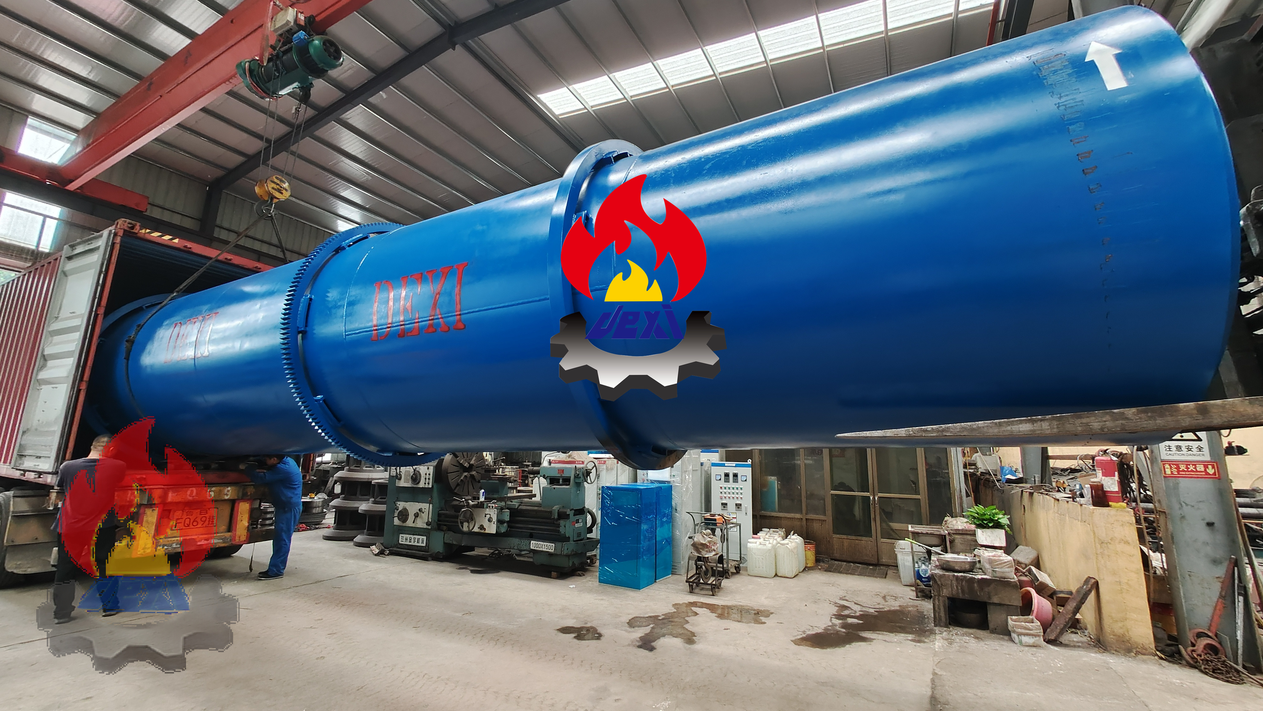 Deliver Drum Rotary Dryer to Europe