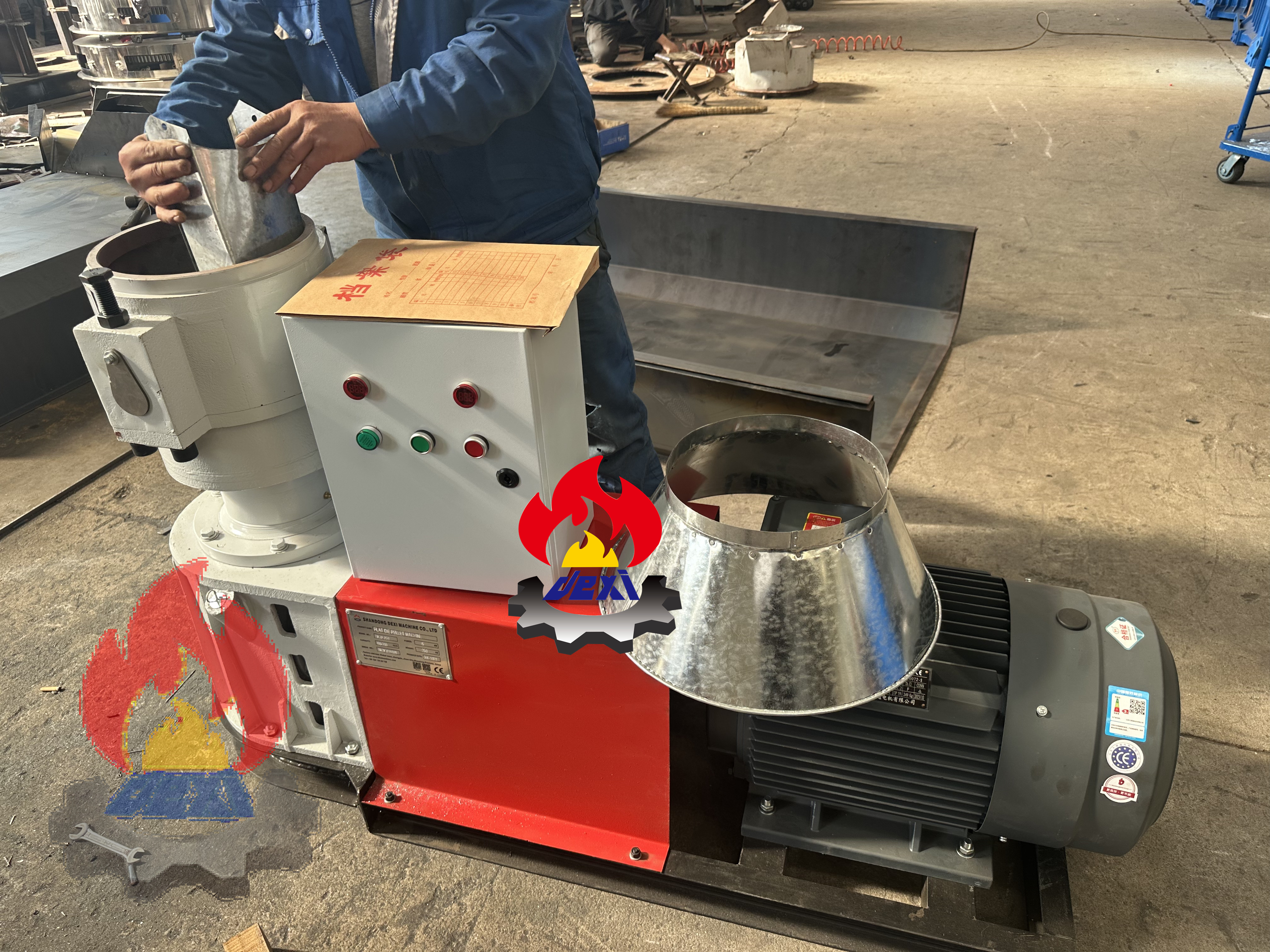 Deliver SKJ2-250A Pellet Machine to Indonesia