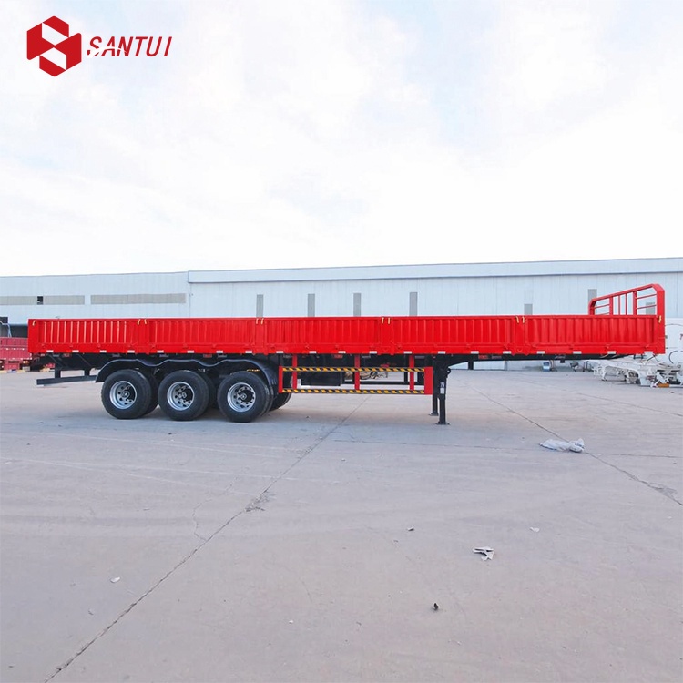 New / Refurbished Flatbed Semi-trailer / Side-wall Flatbed Truck Trailer/  3-Axle Side Wall Semi Trailer