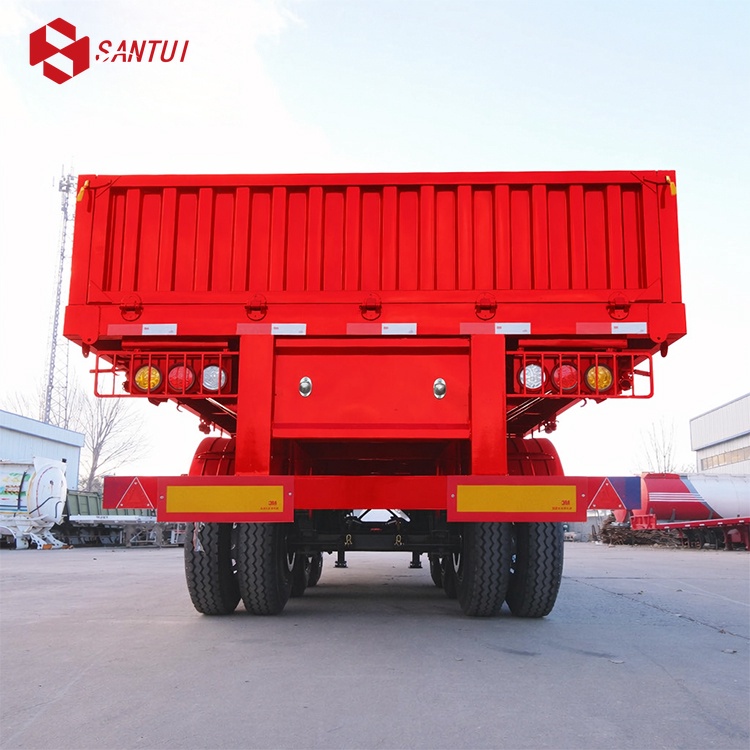 New / Refurbished Flatbed Semi-trailer / Side-wall Flatbed Truck Trailer/  3-Axle Side Wall Semi Trailer
