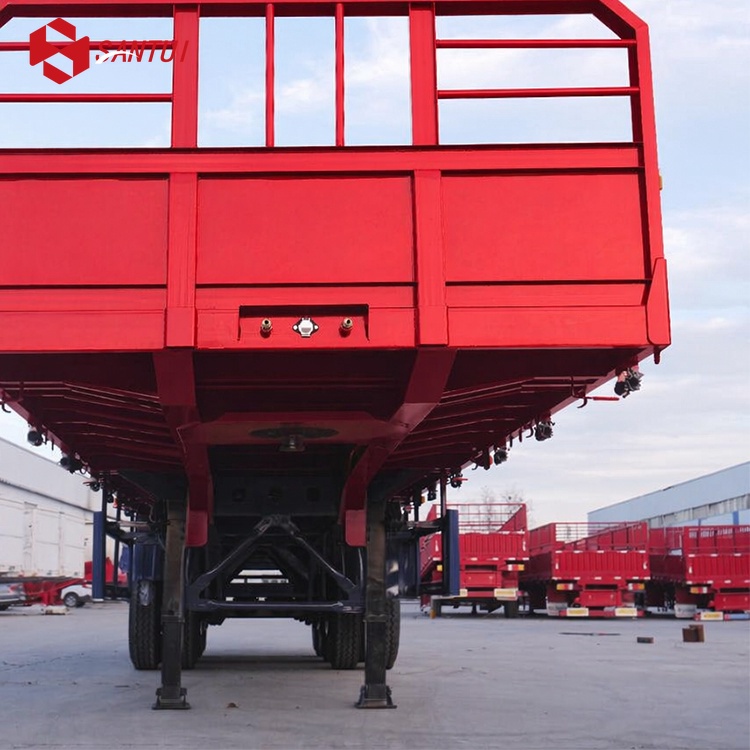 New / Refurbished Flatbed Semi-trailer / Side-wall Flatbed Truck Trailer/  3-Axle Side Wall Semi Trailer