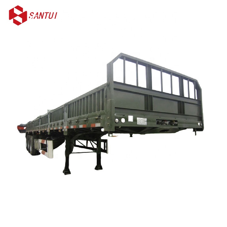 New / Refurbished 3 Axles Open Side Board Semi Trailer Removable Side Panel Cargo Semi Trailer