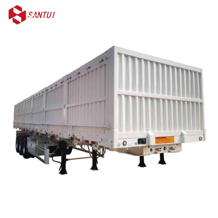 Side panel semi-trailer / 60-ton Flatbed Semi-Trailer / Side wall Semi Trailer