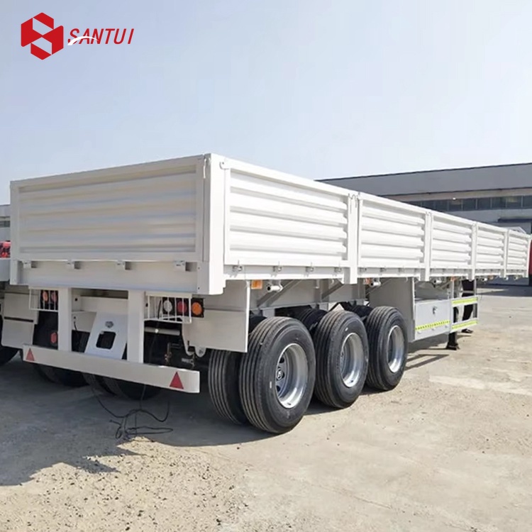 Side panel semi-trailer / 60-ton Flatbed Semi-Trailer / Side wall Semi Trailer