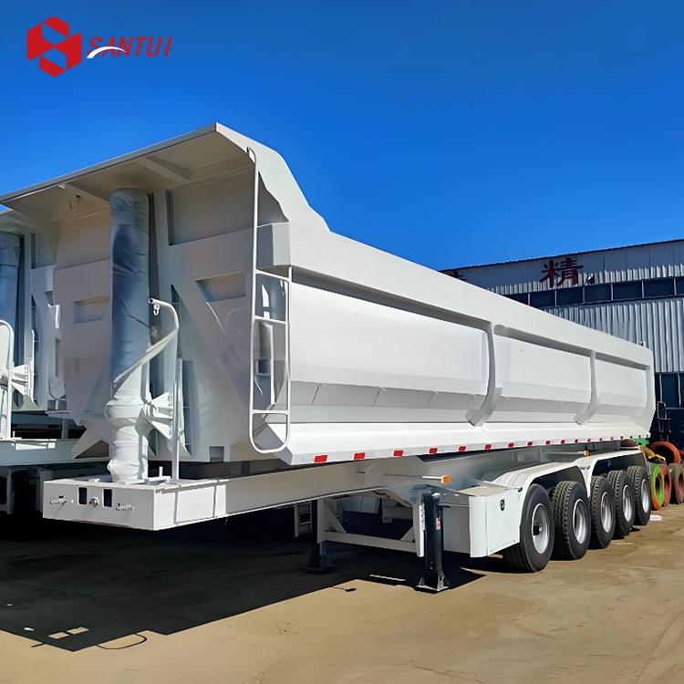 New / Refurbished Rear Dump Semi Trailer / 4 Axle End Dump Semi Trailer