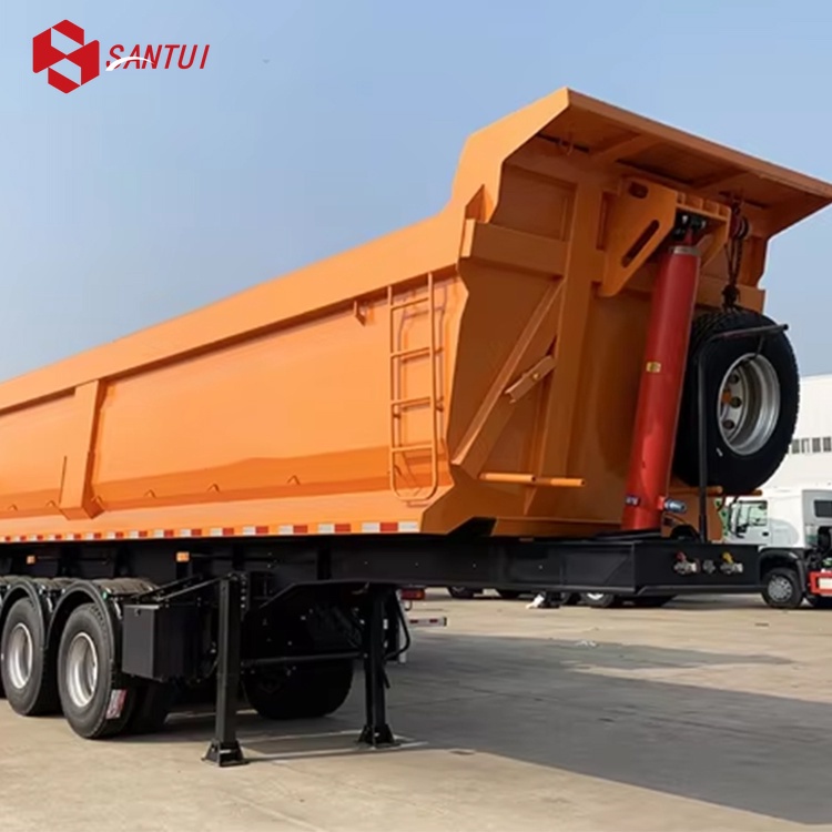 New / Refurbished Rear Dump Semi Trailer / 4 Axle End Dump Semi Trailer