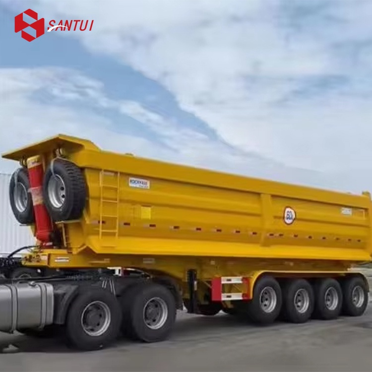 New / Refurbished Rear Dump Semi Trailer / 4 Axle End Dump Semi Trailer