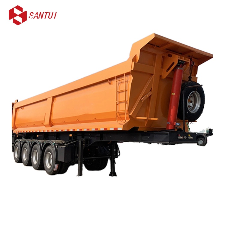 New / Refurbished Rear Dump Semi Trailer / 4 Axle End Dump Semi Trailer