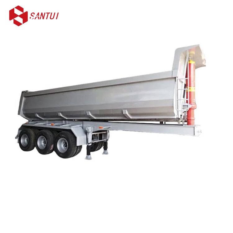 2 Axle / 3 Axle / 4 Axle Side Dump Steel Semi Trailer